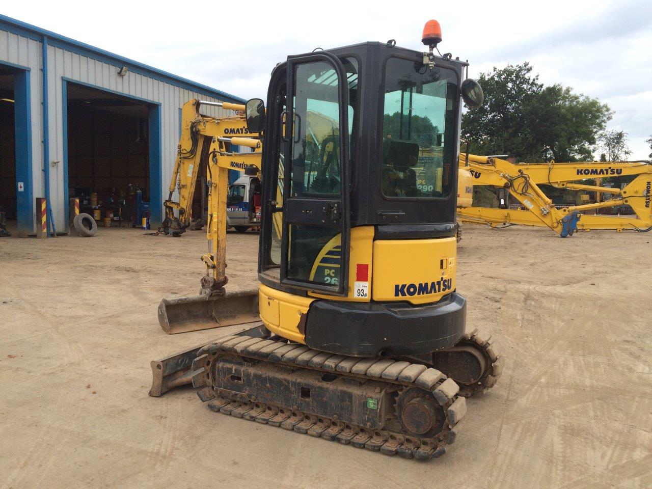 Komatsu Pc Ton Mini Digger For Sale From Ridgway Rentals