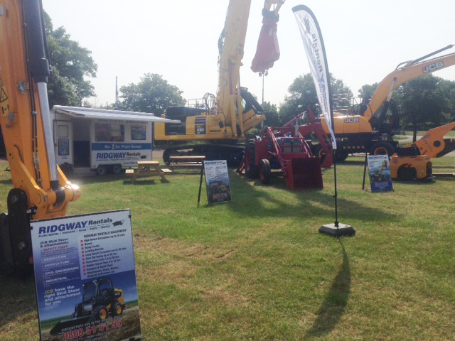 Ridgway Rentals Plant Hire Sponsor Oswestry Show 2018 August 4th