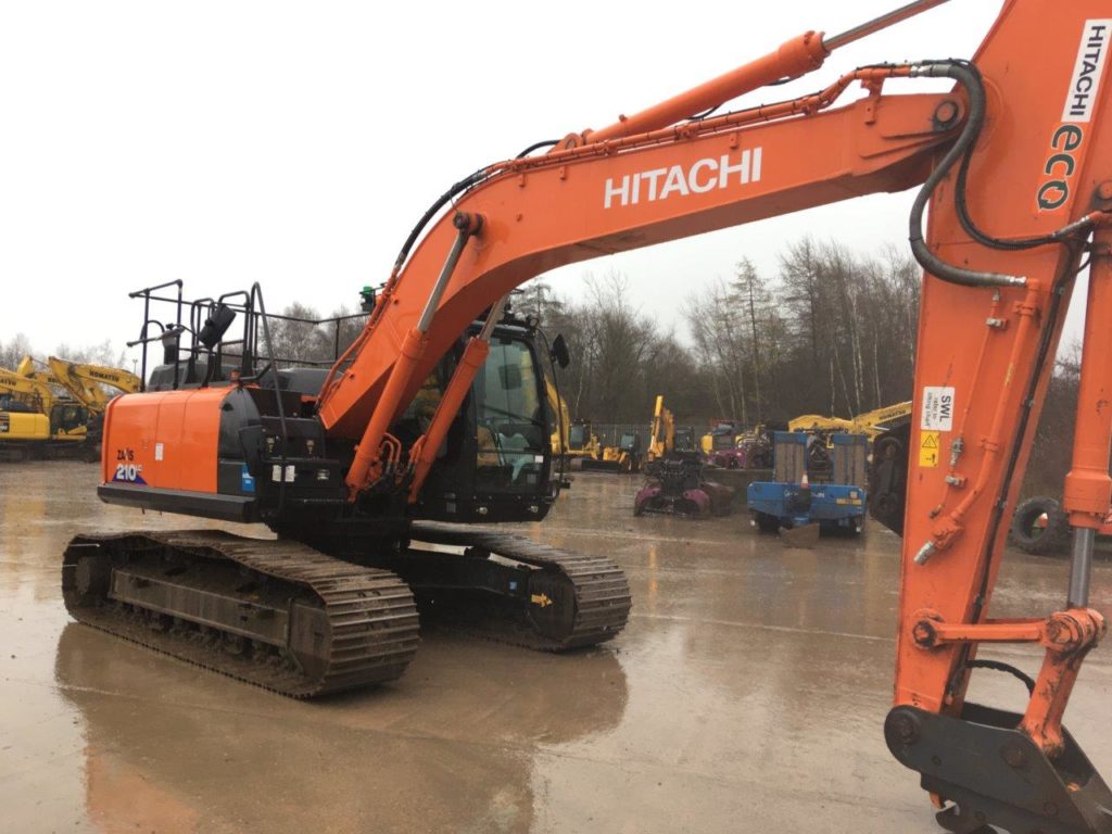 Ton Excavator For Sale Hitachi Zx Lc Ridgway Rentals Ltd