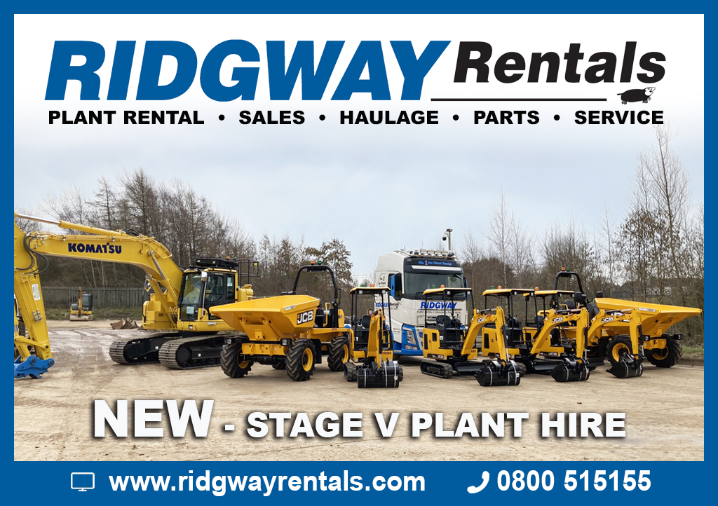 New Stage V Digger Dumper Hire Arrives At Ridgway Rentals Ltd