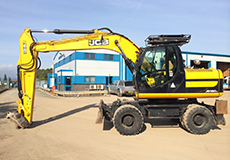 Wheeled Excavator Hire | Rubber Duck Hire | Ridgway Rentals Ltd.