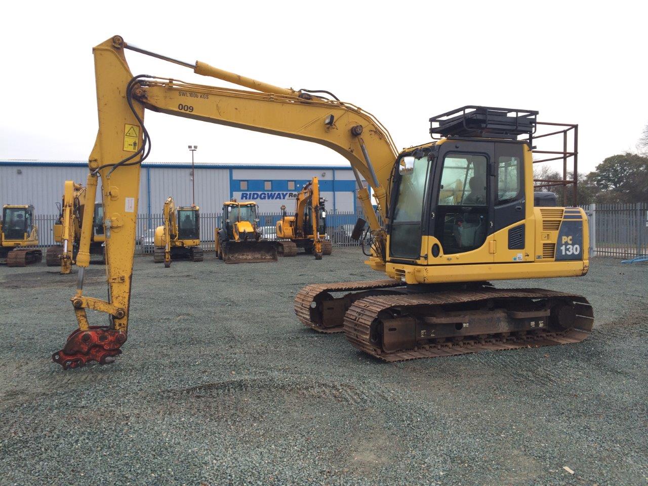 Komatsu 130 Thirteen to excavator / digger - Ridgway Rentals