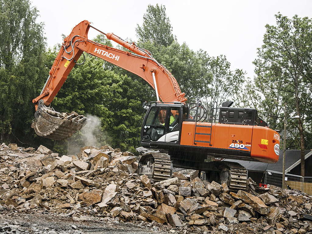 Hitachi ZX490 Excavator Hire | Ridgway Rentals Nationwide Hire