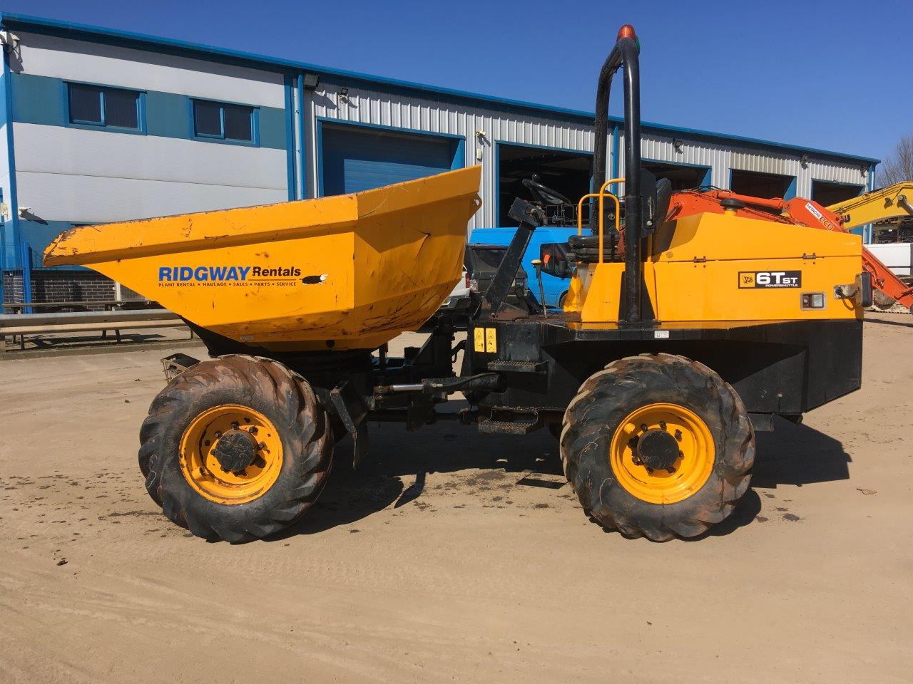 2016 Jcb 6tst 6 Ton Swivel Tip Dumper For Sale Full Service History