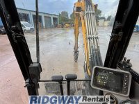 mini digger cab POV