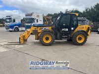 JCB telehandler from the left hand side