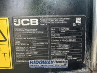 JCB telehandler serial plate