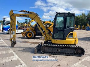 left hand side of a used Komatsu PC55