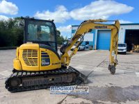 right hand side of a used Komatsu PC55