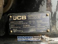 JCB serial plate