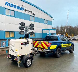 pick up towing lighting tower